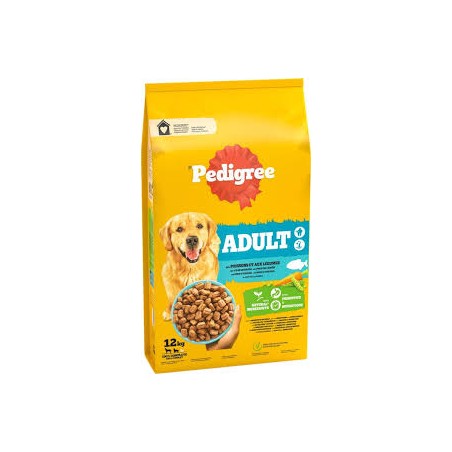 Adult Poisson et Légumes 12kg - Pedigree à 46,00 € - Pedigree - 459150 - Pedigree