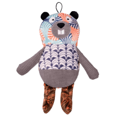 Jouet pour Chien Peluche Castor Patchwork - Vadigran à 6,25 € - Vadigran - CAS-14558 - Jouets en peluche