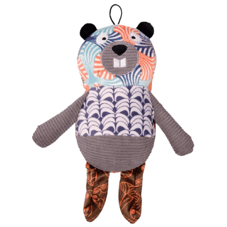 Jouet pour Chien Peluche Castor Patchwork - Vadigran à 6,25 € - Vadigran - CAS-14558 - Jouets en peluche