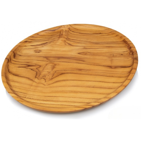 Assiette en Bois Teck 30x2cm - Giganterra à 13,95 € - Giganterra - G02-03075 - Décoration naturelle