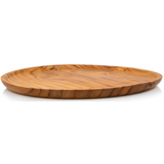 Assiette en Bois Teck 30x2cm - Giganterra à 13,95 € - Giganterra - G02-03075 - Décoration naturelle