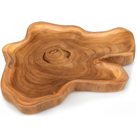 Assiette en Bois Teck Naturel 44x35x3cm - Giganterra G02-03072 Giganterra 32,95 € Ornibird