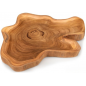 Assiette en Bois Teck Naturel 44x35x3cm - Giganterra G02-03072 Giganterra 32,95 € Ornibird