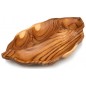 Plat A Sauce en Forme de Feuille en Bois Teck - 20x30x4cm - Gigenterra