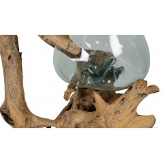 Support en Bois Teck avec Double Verre 150x35cm - Giganterra G02-03012 Giganterra 395,95 € Ornibird