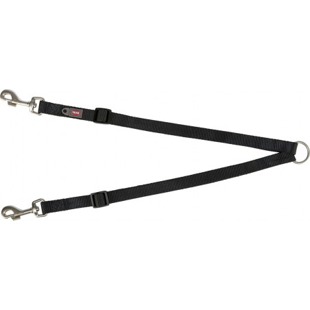 Premium Accouple Noir M-L 40-70cm/20mm - Trixie à 12,99 € - Trixie - 2011901 - Laisses / Enrouleur