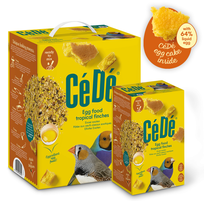 Pâtée aux oeufs oiseaux exotiques 1KG - Cédé