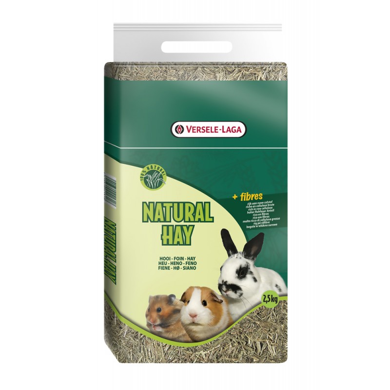 Natural Hay Foin 2,5kg - Foin purifié et séché