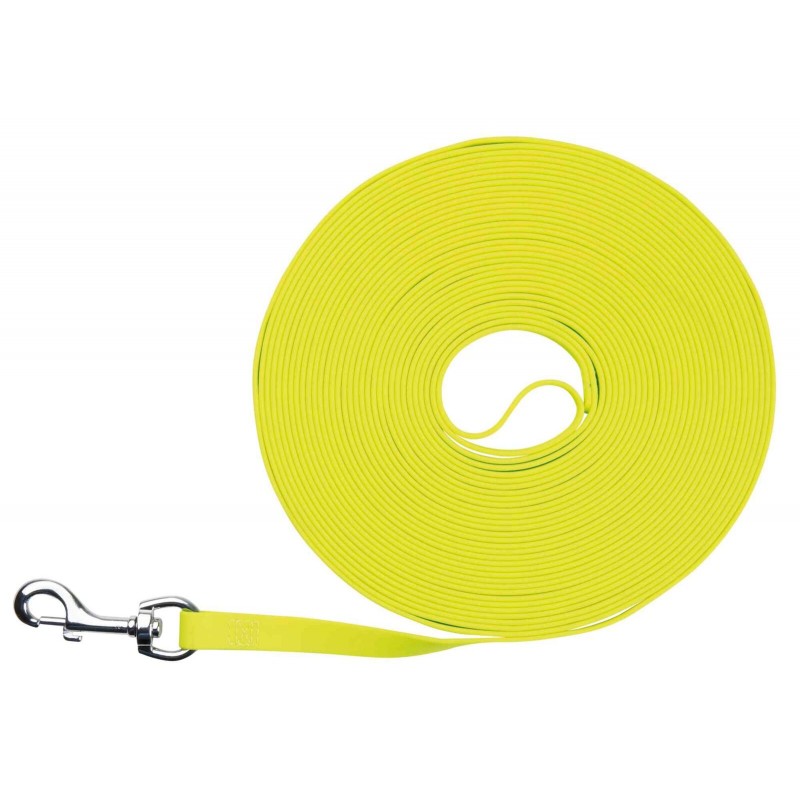 Easy Life Laisse à pister Jaune Fluo M/XL 17mm/10m - Trixie