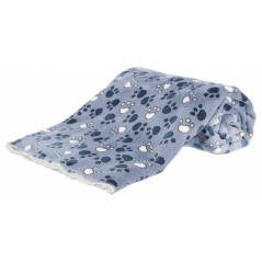 Couverture Tammy en Peluche Douce Bleu/Beige 100 × 70 cm - Trixie à 12,99 € - Trixie - 37150 - Couvertures