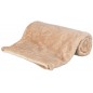 Couverture Barry en Peluche Douce Aspect Velours Beige 70 × 50 cm - Trixie