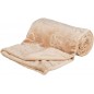 Couverture Barry en Peluche Douce Aspect Velours Beige 70 × 50 cm - Trixie