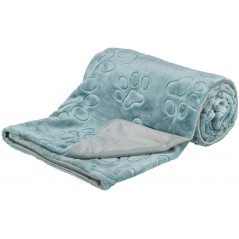 Couverture Barry en Peluche Douce Aspect Velours Bleu/Gris 70 × 50 cm - Trixie 376003 Trixie 9,99 € Ornibird