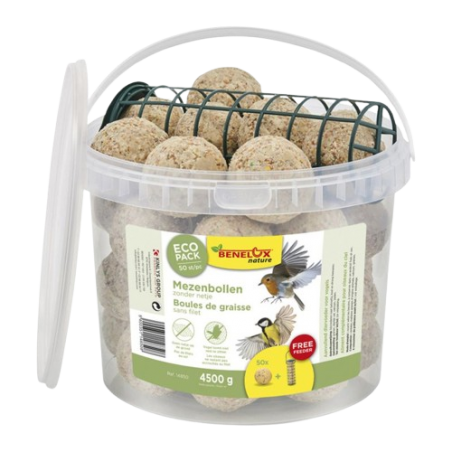 Boules de Graisse Sans Filet 50 Pièces + Silo - Kinlys 14850 Kinlys 19,95 € Ornibird