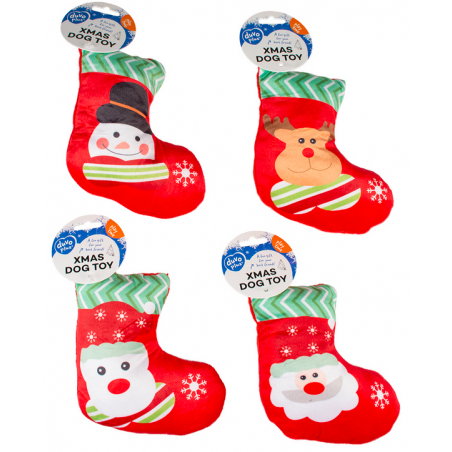 Xmas Peluche Chaussette Couleurs Mélangées - Duvo+