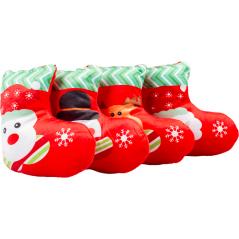 Xmas Peluche Chaussette Couleurs Mélangées - Duvo+ à 2,05 € - Duvo + - 14672 - Jouets en peluche