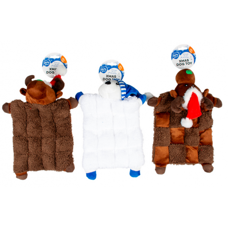 Xmas Squeaky Peluche à Câliner Platte Couleurs Mélangées - Duvo+ à 6,25 € - Duvo + - 14673 - Jouets en peluche