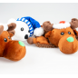 Xmas Squeaky Peluche à Câliner Patte Couleurs Mélangées - Duvo+