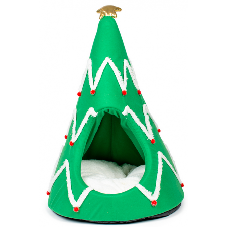 Xmas Sapin de Noël Maison de Chat Multicolore - Duvo+ à 40,95 € - Duvo + - 14668 - Paniers