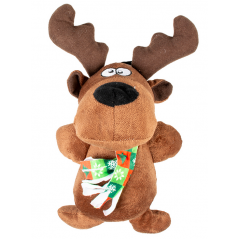 Xmas Peluche Renne Brun - Duvo+ à 6,35 € - Duvo + - 14598 - Jouets en peluche