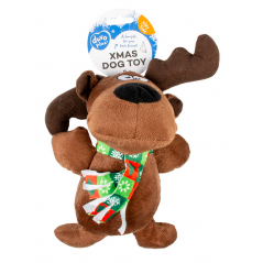 Xmas Peluche Renne Brun - Duvo+ à 6,35 € - Duvo + - 14598 - Jouets en peluche