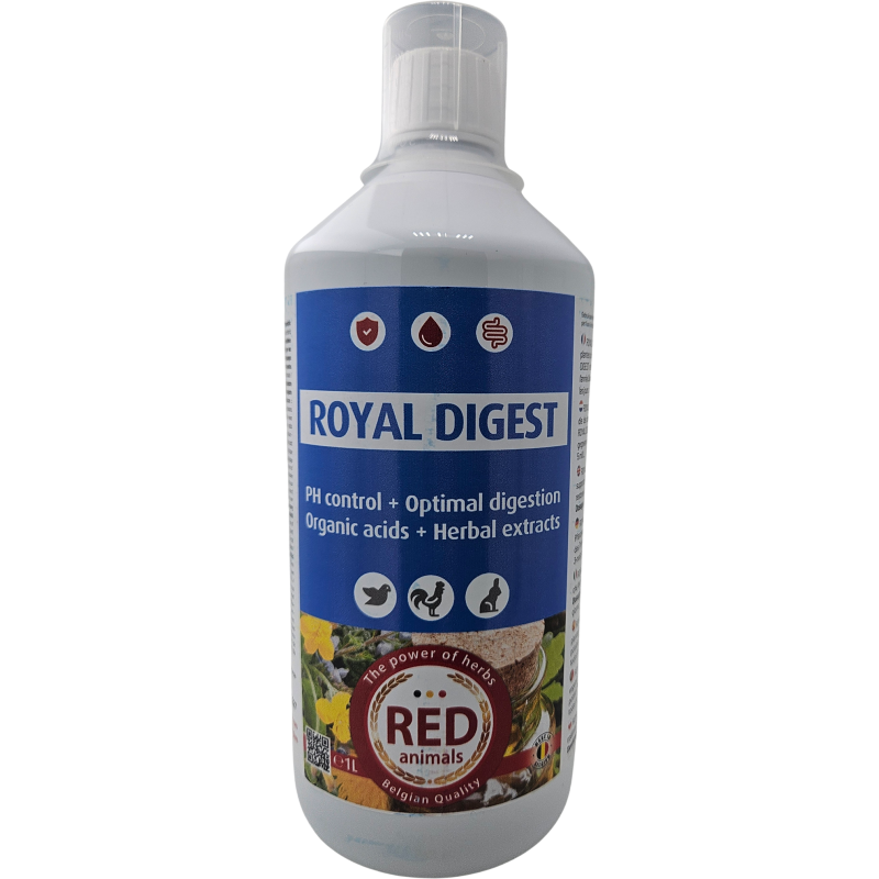 Royal Digest 1L Digestion + PH control - Red Animals