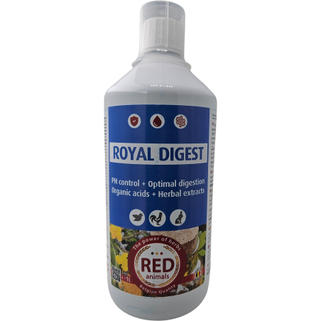 Royal Digest 1L Digestion + PH control - Red Animals à 19,90 € - Red Animals - RA033.01 - Vitamines et Compléments