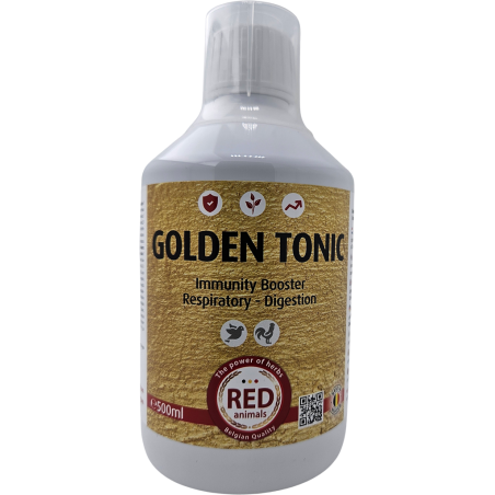 Golden Tonic 500ml - Red Animals RA032.03 Red Animals 24,95 € Ornibird