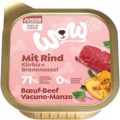 Chiots Boeuf avec citrouille et à l'ortie 150g - WOW WOWJ00150BE WOW 1,49 € Ornibird