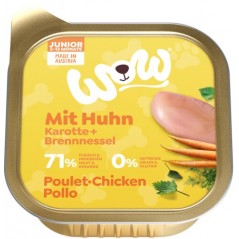 Chiots Poulet avec carottes et à l'ortie 150g - WOW WOWJ00150CH WOW 1,49 € Ornibird