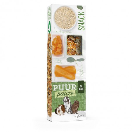 PUUR Pauze Sticks Carotte & Quinoa à 3,95 € - Witte Molen - 654832 - Crackers - Sticks