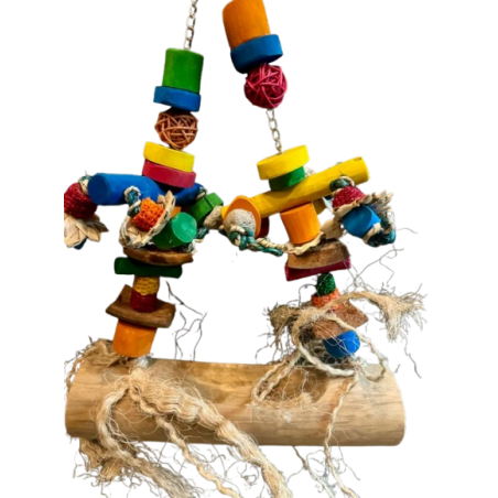 Jouet Perroquets Wood Bowl Swing - Parrots & Toys à 49,95 € - Vogelhof - Parrots & Toys - SWING10 - Jouets