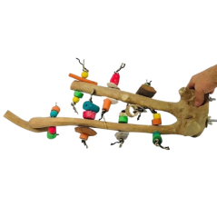 Multi Perch avec Jouets L - Parrot And Toys PERCH0012 Vogelhof - Parrots & Toys 49,95 € Ornibird