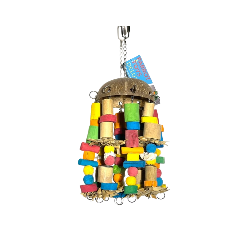 Jouet Perroquet Babel Tower 50x12x12cm - Parrots & Toys