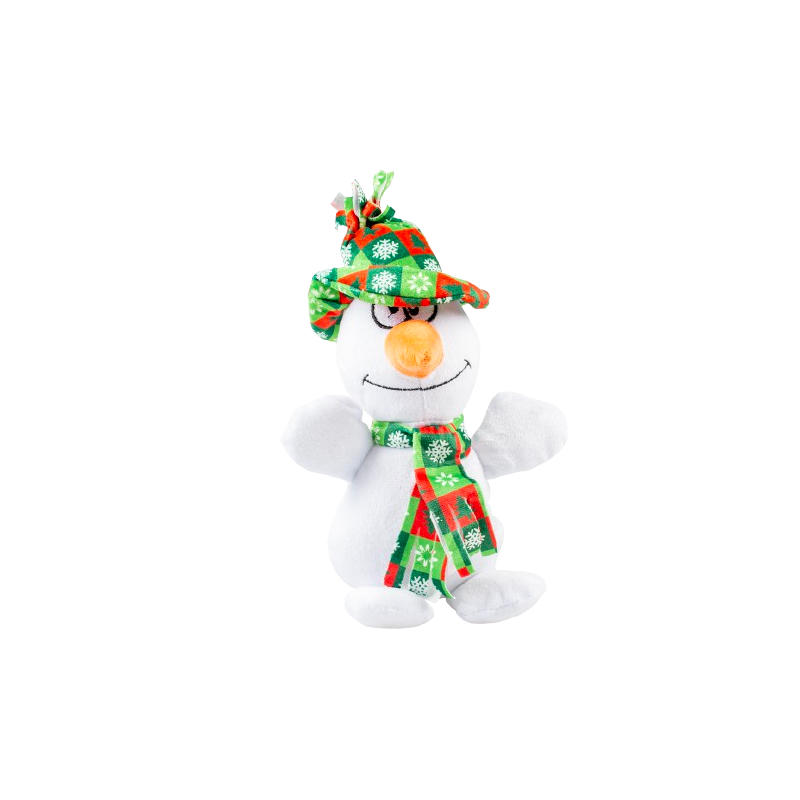 Xmas Noël Peluche Bonhomme de Neige Blanc - Duvo+