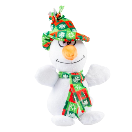 Xmas Noël Peluche Bonhomme de Neige Blanc - Duvo+