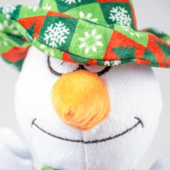 Xmas Noël Peluche Bonhomme de Neige Blanc - Duvo+ à 6,95 € - Duvo + - 14599 - Jouets en peluche