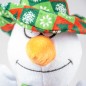 Xmas Noël Peluche Bonhomme de Neige Blanc - Duvo+