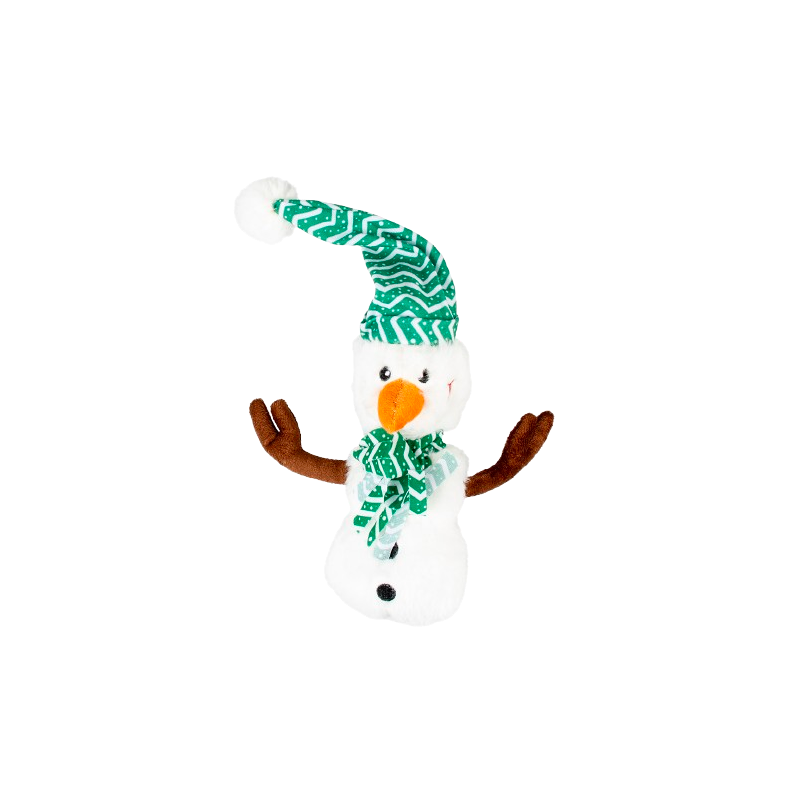 Xmas Peluche Bonhomme de Neige Leo Multicolore - Duvo+