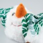 Xmas Peluche Bonhomme de Neige Leo Multicolore - Duvo+