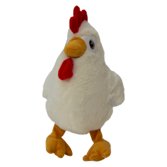 Doudou Poulet avec Squeeker+Crunchy Blanc-23cm - Jack and Vanilla ZOAK201503 Jack and Vanilla 12,95 € Ornibird