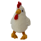 Doudou Poulet avec Squeeker+Crunchy Blanc-23cm - Jack and Vanilla