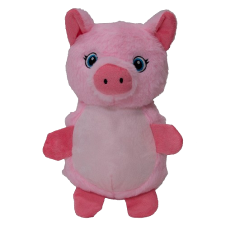 Doudou Cochon avec Squeeker+Crunchy Rose 24cm - Jack and Vanilla à 12,95 € - Jack and Vanilla - ZOAK380903 - Jouets en peluche