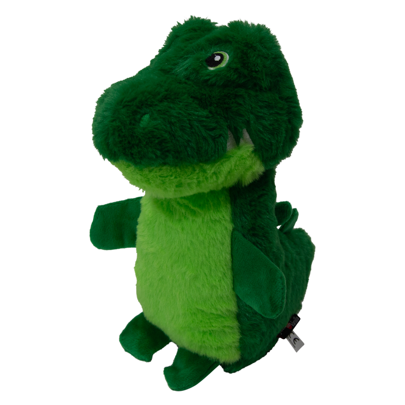 Doudou Alligator avec Squeeker+Crunchy Vert 23,5cm - Jack and Vanilla