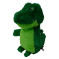 Doudou Alligator avec Squeeker+Crunchy Vert 23,5cm - Jack and Vanilla