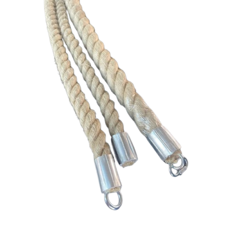 Corde d'Escalade en Sisal avec Attaches en Acier 2m x 55mm à 54,95 € - Vogelhof - Parrots & Toys - ROPE0012 - Perchoirs