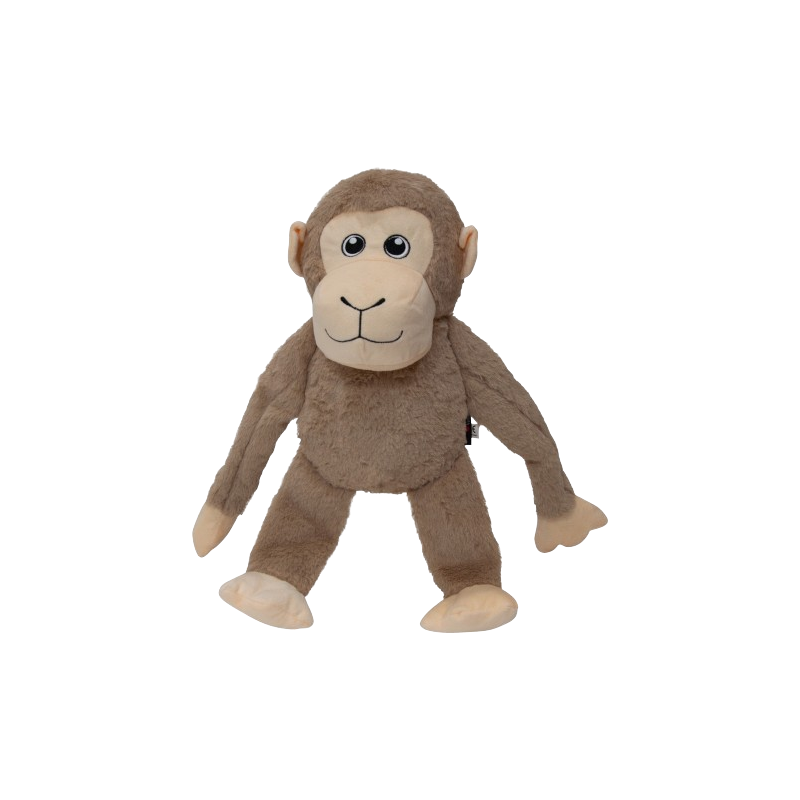 Peluche Zoonimals Singe avec Squeeker+Crunchy Brun 40cm - Jack and Vanilla