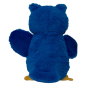 Peluche Zoonimals Hibou avec Squeeker+Crunchy Bleu 26cm - Jack and Vanilla