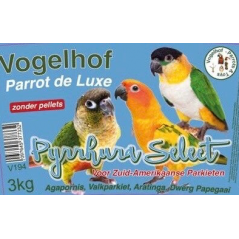 Graines Pyrrhura Select Sans Pellets - 3 kg à 30,95 € - Vogelhof - Parrots & Toys - V194 - Grandes Perruches