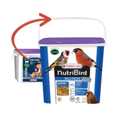 Gold Pâtée Humide Oiseaux Indigènes - 5kg - NutriBird à 35,95 € - Versele-Laga - 422367 - Nutribird